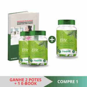 Compre e Ganhe: Compre 1 Elite Detox e leve 3 Elite Detox + e-book exclusivo "Emagrecimento Para Quem Não Tem Tempo"